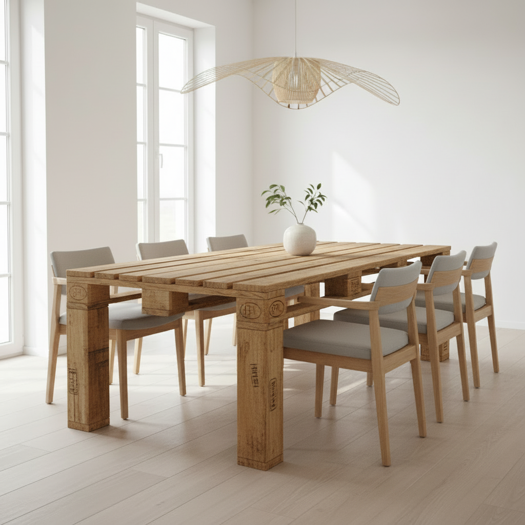 Esstisch aus Paletten