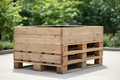 Hochbeet aus recycelten Europaletten - ideal für Gemüse, Kräuter und Blumen