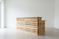 Theke / Bar aus recycelten Europaletten