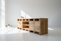 Servierstation / Sideboard aus recycelten Europaletten